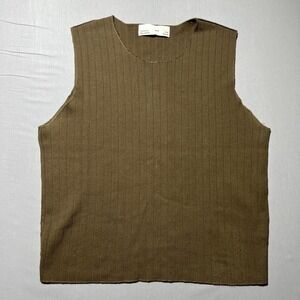 California Arts And Recreation Board Sweater‎ Vest Mens XL Knit Ribbed Pullover